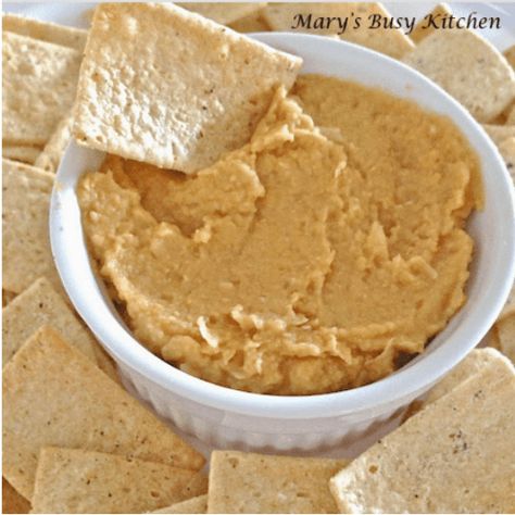 Healthy Party Dips, Gluten Free Hummus, Fat Free Recipes, Gluten Free Party, Fat Burning Snacks, Fat Free Vegan, Bread Pudding With Apples, Party Dip, Busy Kitchen