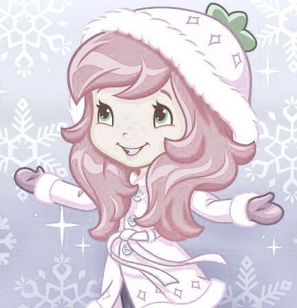 Coquette Pfps Anime, Winter Strawberry Shortcake, Strawberry Shortcake Christmas Pfp, Coquette Pfp Cartoon, Christmas Strawberry Shortcake, Coquette Christmas Pfp, Pink Christmas Pfp, Christmas Icons Anime, Cute Christmas Pfp