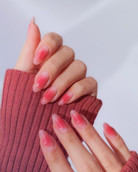 Nails Images, Dark Pink Nails, Sunset Nails, April Nails, Pink Ombre Nails, Airbrush Nails, Gel Acrylic Nails, Ombre Acrylic Nails, Summery Nails