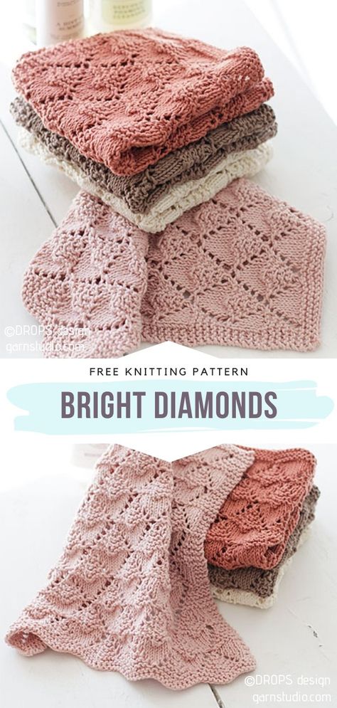 Easy Knit Dishcloth Pattern Free, Knit Dishcloth Pattern Free, Knitting Dishcloth, Chicken Puttanesca, Knitted Dishcloth Patterns Free, Knit Dishcloth Pattern, Knitted Washcloth Patterns, Dishcloth Patterns Free, Knitted Washcloths