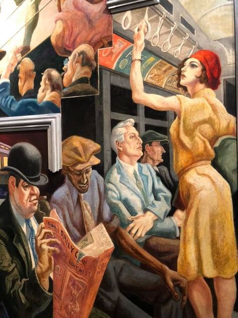 Social Realism Art, Thomas Hart Benton Paintings, American Realism, Art Deco Artists, Thomas Hart Benton, Art Thomas, Social Realism, Figurative Kunst, Art Deco Paintings