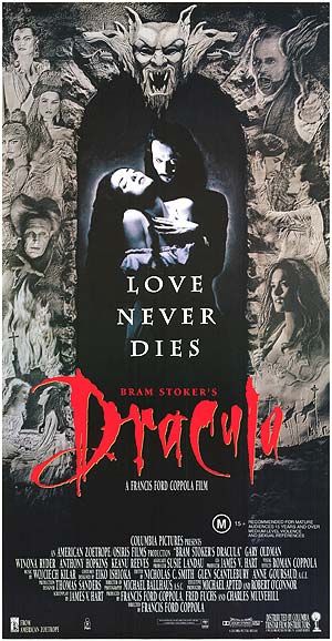 Dracula Dracula Movie, Dracula 1992, Poster Challenge, Vampire Movies, Bram Stoker's Dracula, Batman Returns, Film Horror, Vincent Price, Horror Posters