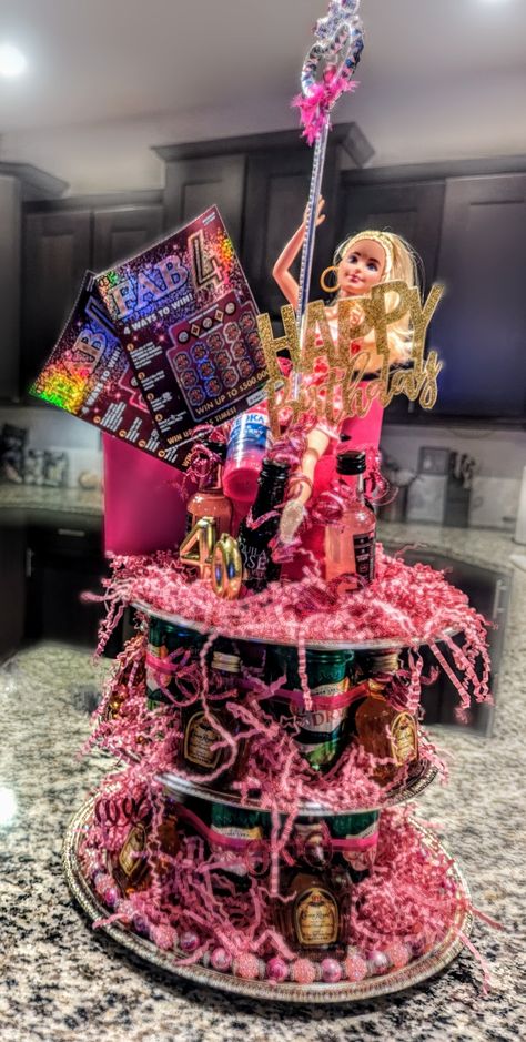 Barbie theme 40th bithday Birthday Beer Cake, Beer Cake, Barbie Theme, Barbie Birthday, Homecoming Proposal Ideas, Homecoming Proposal, Proposal Ideas, Birthday Gift Ideas, Backyard Design