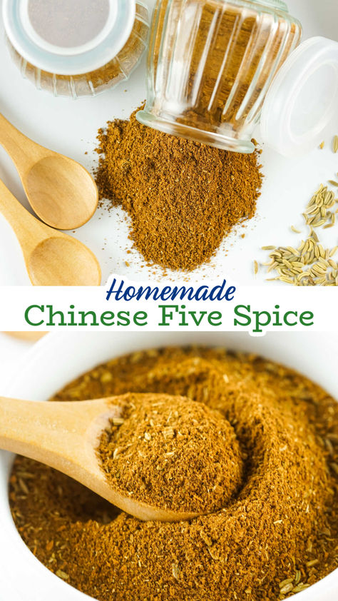 Whether you are making a recipe that includes 5 spice and realize you don’t have it, or you are just trying to reduce the number of spice mixes you buy, making this homemade Chinese five spice recipe is as simple as can be. It will help you to add big flavor to all kinds of recipes and making it takes just a few seconds. Chinese Spice Blend, Chinese 5 Spice Cookies, Spg Spice Recipe, Asian Seasoning Blend, 5 Spice Powder Recipe, Chinese 5 Spice Recipe, Slap Ya Mama Seasoning Recipe, Five Spice Powder Recipe, Chinese Five Spice Recipe