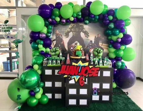 Hulk Birthday Party Decorations, Hulk Decorations, Incredible Hulk Birthday Party, Hulk Birthday Parties, Hulk Party, Marvel Birthday Party, Hulk Birthday, Avengers Party, Avengers Birthday