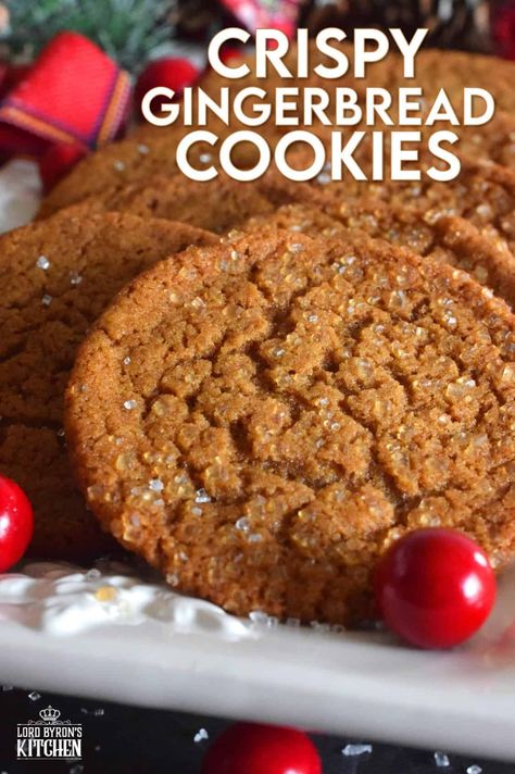 Crispy Gingerbread Cookies, Easy Cookies Recipes, Best Cookies Recipes, Gingerbread Cookies Easy, Cookies Recipes Easy, Ginger Snap Cookies Recipe, Easy Gingerbread Cookies, Best Gingerbread Cookies, Ginger Cookie Recipes