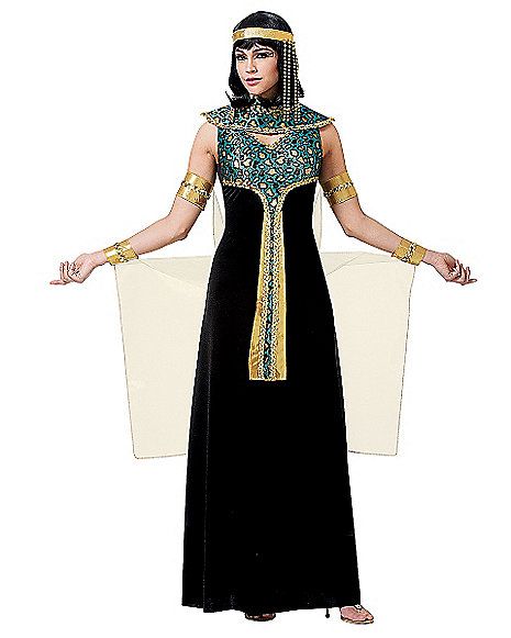 Cleopatra Black Adult Womens Costume - Spirithalloween.com   40 each Cleopatra Goddess, Julius Cesar, Cleopatra Outfit, Egyptian Goddess Costume, Egyptian Cleopatra, Cleopatra Halloween Costume, Fancy Dress Womens, Cleopatra Halloween, Roman Costume