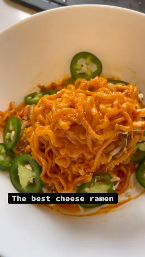 Samyang Buldak, Cheese Ramen, Buldak Ramen, Ramen Hacks, Noodles Ramen, Best Cheese, Beautiful Morning, Cheese Recipes, Ramen