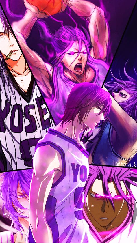 Murasakibara Wallpaper, Kuroko No Basket Murasakibara, Kuroko's Basketball Wallpaper, Drawing Cartoon Characters Sketches, Anime Basket, Atsushi Murasakibara, Kagami Kuroko, Aomine Kuroko, Kuroko No Basket Characters