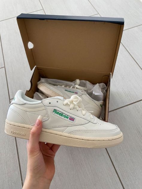 Reebok club c 85 vintage Sneakers Fashion Summer, Reebok Club C 85 Outfit, Club C 85 Outfit, Summer Vintage Aesthetic, Reebok Club C 85 Vintage, Club C 85 Vintage, Reebok Club C 85, Club C 85, Shoe Wishlist