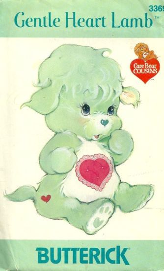 Gentle Heart Lamb, Care Bear Cousins, Care Bears Vintage, Care Bears Cousins, Hacks Clothes, Butterick Pattern, Arte Inspo, Fashion Hacks, Care Bear