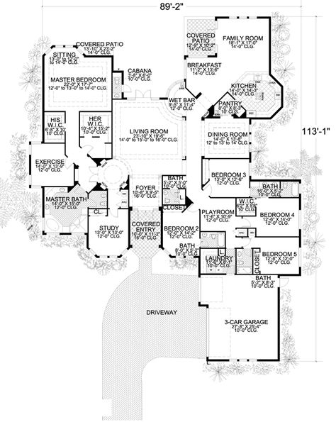 House Plans, Home Plans and floor plans from Ultimate Plans Two Master Suites, Pelan Rumah, Mediterranean House Plan, Mediterranean Style House Plans, Mediterranean House Plans, Mediterranean Home, Mediterranean Homes, First Story, Home Plans