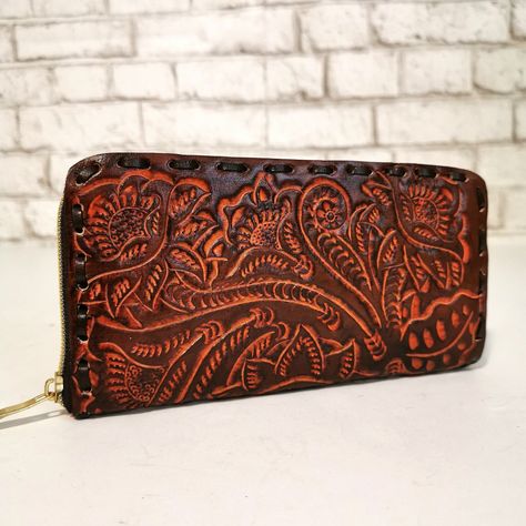 Wallet with Zipper, Leather Wallet for Women , Vintage, Handmade , Boho, Bohemian, Large, for Cards, Gift for Her by Fyimports on Etsy Boho Wallet, Wallet Craft, Handmade Wallets, Wallet For Women, Handmade Leather Wallet, Wallets For Women Leather, Gorgeous Leather, Large Wallet, Hand Tooled Leather