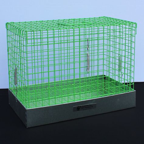 Rabbit Carrier 1 Hole Powder Coated - 10" x 18" x 14" Rabbit Carrier, Ferret Cage, Rabbit Cages, Rabbit Care, Pet Cage, Wire Mesh, Cat Furniture, Pet Products, Outdoor Storage Box