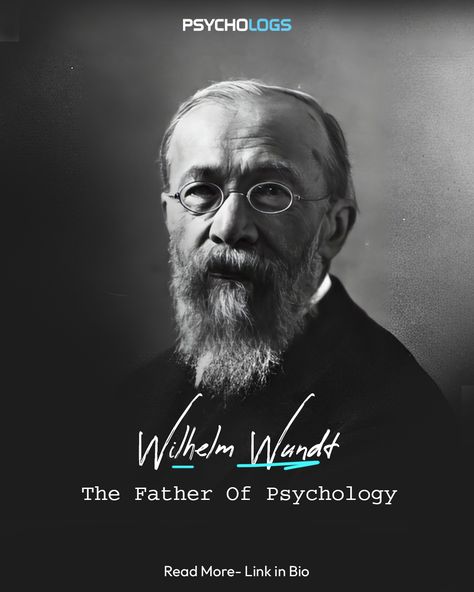 Wilhelm Wundt played a key role in developing psychology into a genuine discipline through his significant contributions. #philosophy #psychology #spiritualawakening #neuroscience #neuropsychology #mind #consciousness #anthropology #selfperception #brainscience #wilhelmwundt #psychologyexperiment #experiment #psychologytoday Wilhelm Wundt Psychology, Father Of Psychology, Psychology Experiments, Ab Challenge, Brain Science, Psychology Today, The Father, Neuroscience, Mental Health Awareness