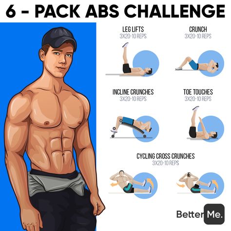 8 Pack Abs Workout, How To Get Abs In A Week Men, 30 Days Abs Challenge, Hardcore Ab Workout, Workouts To Get Abs, Challenge Calendar, Muscle Gain Workout, 7 Day Workout, 30 Day Ab Challenge