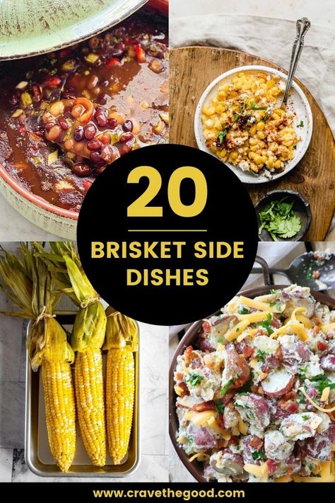 Bbq Brisket Side Dishes, Brisket And Sides Dishes, What To Serve With Brisket, Side Dishes For Beef, Brisket Sides, Brisket Side Dishes, Brisket Recipes Smoked, Easy Summer Side Dishes, Bbq Brisket