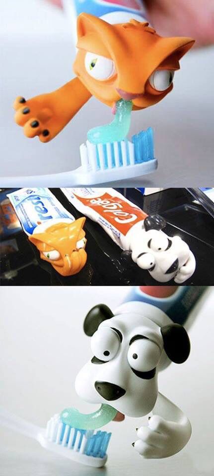 Crazy but cool gadgets Brush Teeth, Pasta Dental, Toothpaste Dispenser, Cool Inventions, Teeth Cleaning, Future Kids, Stocking Stuffer, Cool Gadgets, Cool Kids