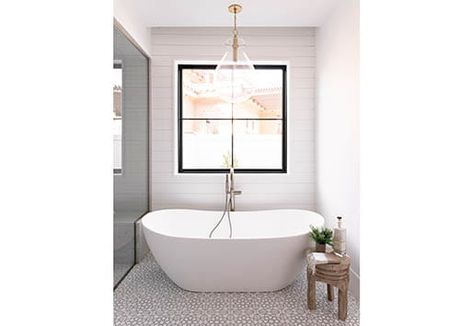 Family Ties Project Pendant Over Bathtub, Light Above Bathtub, Andersen Windows, Traditional Baths, Family Ties, Home Office Lighting, Brass Pendant Light, Rustic Chandelier, Modern Sconces