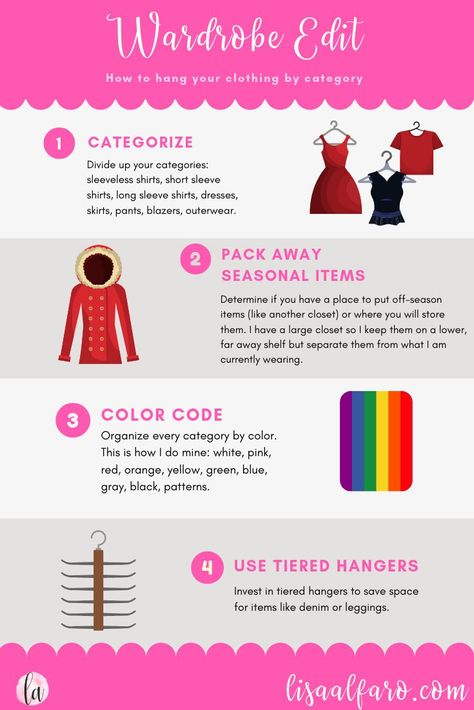 Closet Editing Tips, Teen Closet Organization, Teen Bedroom Organization, Teen Closet, Closet Edit, How To Organize Your Closet, Organize Your Closet, Room Cleaning, Personal Fashion Stylist