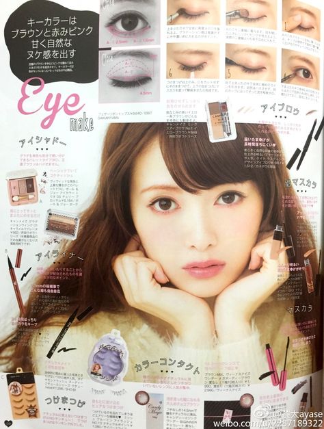 Japanese Magazine Makeup, Japanese Makeup Magazine, Japenses Makeup, Morikei Makeup, Himekaji Makeup, Larme Kei Makeup, Mori Kei Makeup Style, Shoujo Makeup, Igari Make Up