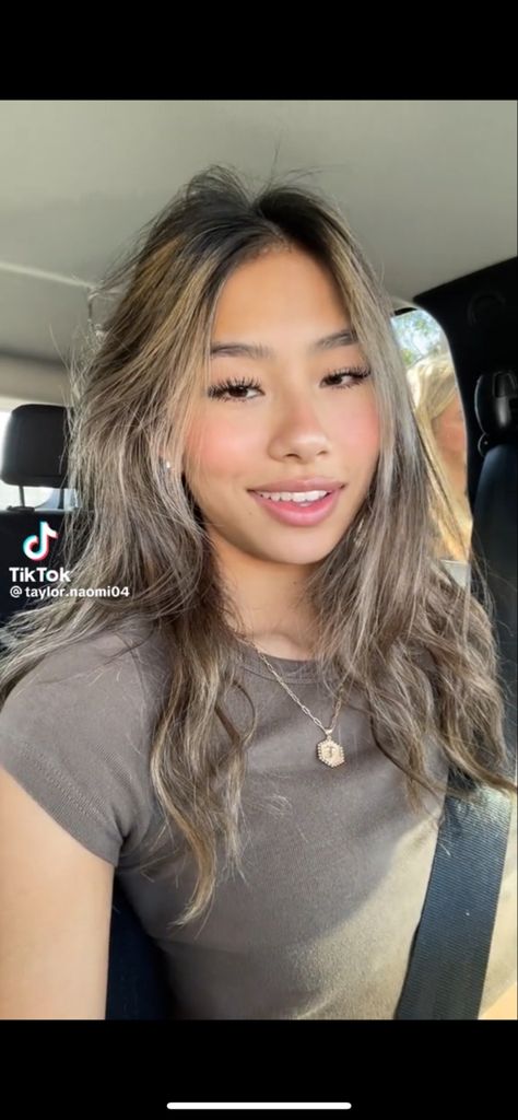 Asian Hair Blonde Highlights, Asian Hair Dyed, Asian Brown Hair, Asian Hair Dye, Asian Hair Highlights, Balayage Asian Hair, Blonde Asian Hair, Filipino Hair, Asian Long Hair