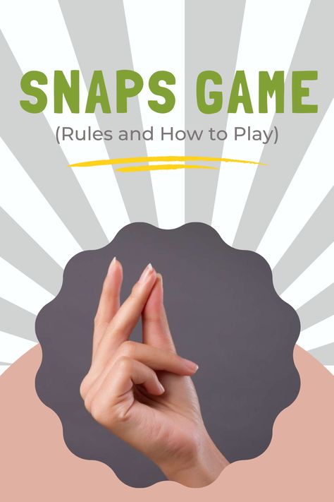 The Snaps Game is a guessing game that requires players to snap their fingers and use strategic sentences to spell out someones’ name. Opponents listen carefully to the clues to guess the name correctly. Find out all the Rules and How to Play on groupgames101 right now. Game Night Ideas Family, Snap Games, Family Game Night Party, Bed Peace, Group Rules, Game Night Parties, Kid Games, Listen Carefully, Game Rules