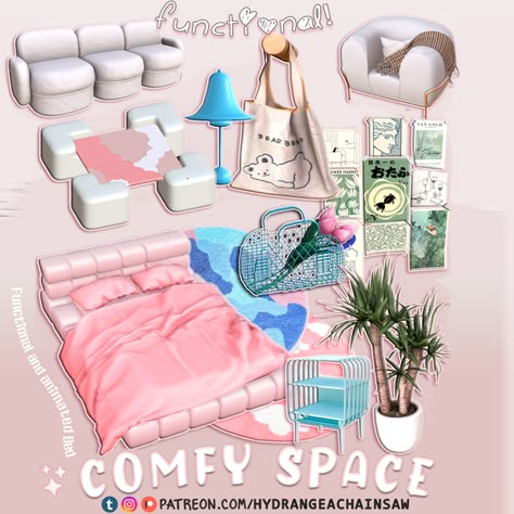 Sims Strawberry Cc, Sims 4 Cc Furniture Bedrooms Functional, Sims 4 Asian Cc Clothes, Sims4 Cc Decorations, Kawaii Cc Sims 4, Functional Cc Sims 4, Sims 4 Cc Teen Bedroom, Sims 4 Kawaii Cc Furniture, Cute Cc Sims 4