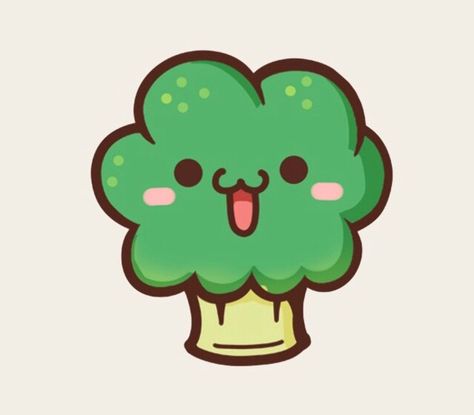 Kawaii broccoli Broccoli Drawing, Chibi Naruto, Vegetable Cartoon, Vegetable Illustration, Screen Wallpapers, Food Cartoon, App Ios, Cute Food Drawings, Wallpapers For Iphone