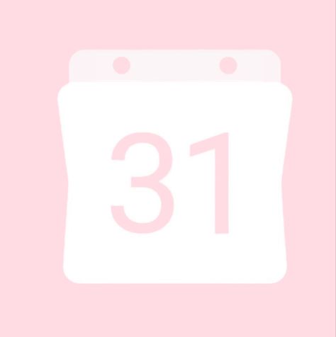 Calendar App Icon Pink, App Icons Calendar, Calendar App Icon, Pink Calendar, Pink App Icon, Notion Aesthetic, Calendar App, December Calendar, Apple Icon