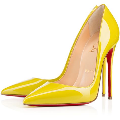 nouveautés featuring polyvore fashion shoes heels scarpe Yellow Shoes Heels, Heels Yellow, How To Wear Heels, Yellow Pumps, Trendy Heels, Shoes Yellow, Fashion Shoes Heels, Yellow Heels, Heels Outfits