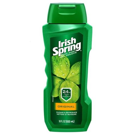 Original Body Wash | Irish Spring® Irish Spring Body Wash, Irish Spring Soap, Listerine Foot Soak, Spring Soap, Body Wash For Men, Irish Spring, Mens Body Wash, Baby Lotion, Casual Sweaters