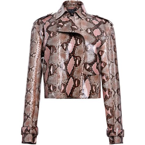 Salvatore Ferragamo Rose Hand-Painted Python Jacket (27 000 AUD) ❤ liked on Polyvore featuring outerwear, jackets, salvatore ferragamo, snake skin jacket, snake print jacket, long sleeve jacket and snakeskin jacket Python Jacket, Outer Style, Rocker Chic, Beach Photoshoot, Print Jacket, Long Sleeves Jacket, Python, Moda Operandi, Salvatore Ferragamo