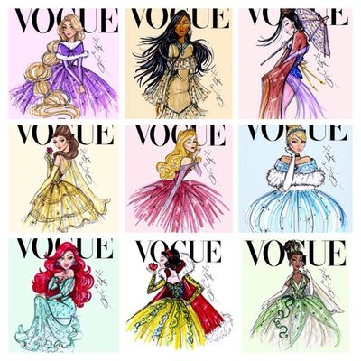 vogue Disney Vogue, Vogue Couture, Disney Princess Artwork, Boat Sailing, Disney Princess Fashion, Disney Sketches, Art Disney, Disney Princess Art, Fashion Wall Art