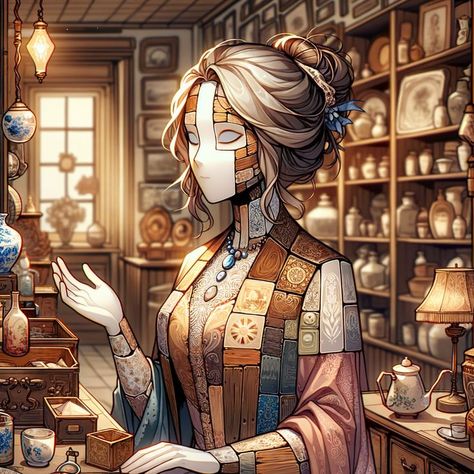 Clockwork Character Design, Dnd Researcher, Magitech Aesthetic, Magic Teacher Character Design, Dnd Reborn Character Art, Shop Keeper Character Design, Elf Scientist, Artificer Design, Victorian Dnd Character