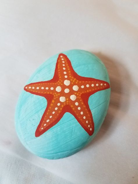 Rocks Decor, Painted Rock, Rock Painting, Starfish, Home Decoration, Decor Ideas, Google Search