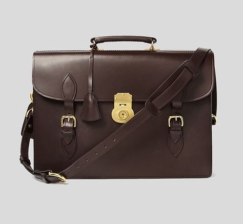 Swaine Adeney Brigg, Mens Designer Bag, Dream Bag, Preppy Men, Leather Briefcase Men, Leather Ideas, Briefcase For Men, Leather Luggage, Laptop Bags