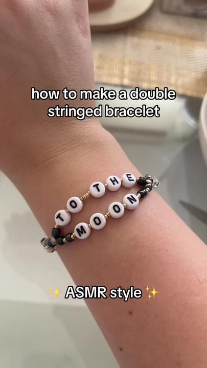 Double Word Bracelet Tutorial, Taylor Swift Friendship Bracelet Tutorial, Easy Bracelet Ideas, Taylor Swift Eras Outfit Ideas, Eras Tour Outfits Ideas, Swiftie Bracelets, Tour Outfits Ideas, Eras Outfit Ideas, Bracelet Stuff