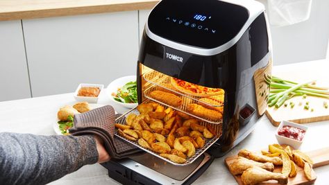 Tower Air Fryer, Rotisserie Oven, Air Fryer Oven, Oven Canning, Conventional Oven, Family Cooking, Air Frying, Rotisserie Chicken, Healthy Cooking