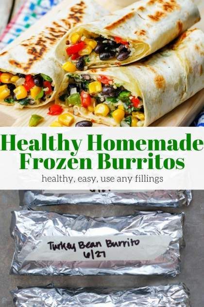 Make Ahead Burritos Frozen, Homemade Frozen Burritos, Burritos Recipes, Homemade Burritos, Postpartum Food, Frozen Lunches, Freezer Lunches, Burrito Recipes, Frozen Burritos