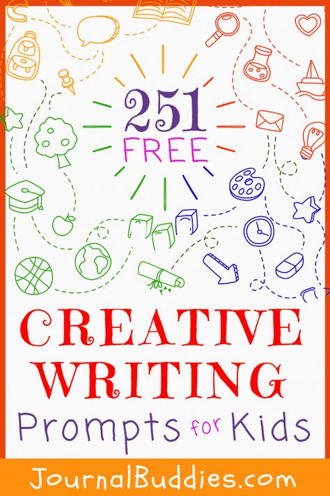 Try these today! Creative writing prompts are a great way to get kids’ minds going, as a question or idea can inspire all kinds of imaginative reflections and creative solutions. To support a regular creative writing practice, we published four lists of prompts for kids with 251 prompts in all! Creative Writing Prompts For Kids, Creative Writing Topics, Summer Writing Prompts, Writing For Kids, Creative Writing For Kids, Imaginative Writing, Creative Writing Worksheets, Elementary Writing Prompts, Free Writing Prompts