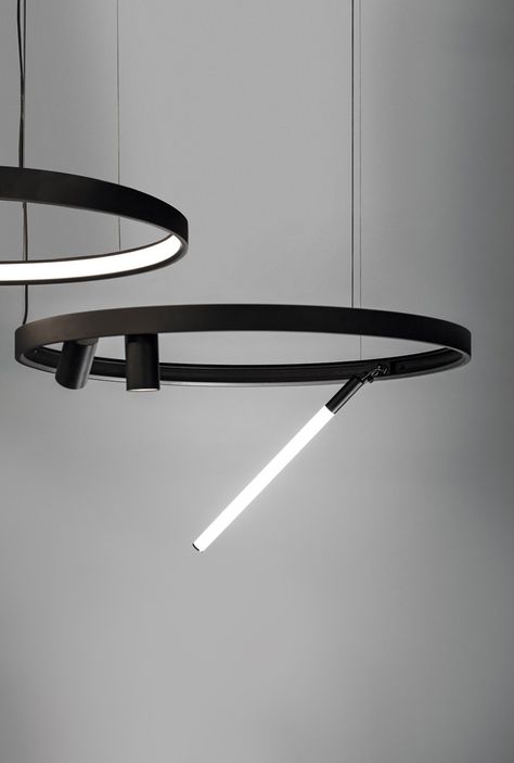 LED pendant lamp SUPERLOOP MDL by Delta Light Dental Office Design Interiors, Hanging Lights Kitchen, Artistic Lighting, Delta Light, House And Home, Modern Light Fixtures, Standing Lamp, Light Architecture, Pendant Lamps