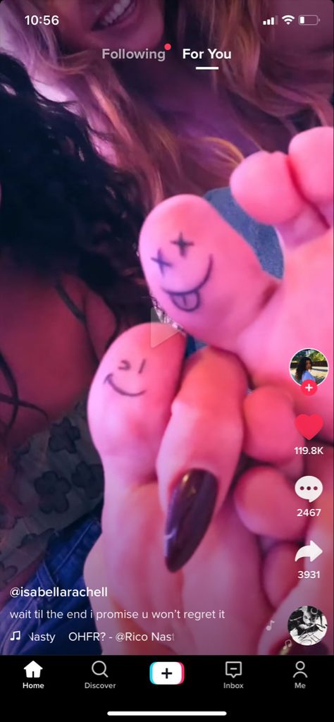 Big Toe Tattoo, Smiley Piercing Aesthetic, Best Friend Ideas, Toe Tattoo, Smiley Face Tattoo, Piercing Aesthetic, Toe Tattoos, Stick Tattoo, Stick Poke Tattoo