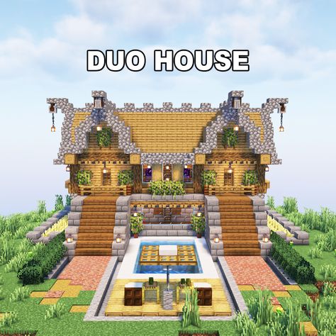 Minecraft Duo House ✅ Follow for OP Minecraft Builds 📢 Share with your Friends 💬 Rate this Build 1-10 🔖Tags 🔖 #minecraft #minecraftbuilds #minecrafters #minecraftpe #minecraftmemes #mınecraftideas #minecraftbuild #minecraftbuilding #minecraftbuilding #minecrafttutorial #minecraftonly #mcpe #minecraftpc #minecraftcreations #minecraftdaily #minecraftdesign #minecraftjava #minecrafts #minecraftyoutuber #gaming Duo House Minecraft, Minecraft Japanese, Minecraft Interior, Minecraft Interior Design, Minecraft Farm, Minecraft Castle, Minecraft Decorations, Minecraft House Designs, Minecraft House