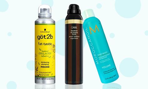 Hair Mousse Is The Key To Serious Volume — & These Are The 5 Best Ones Best Hair Mousse For Volume, Best Volumizing Mousse, Best Hair Mousse, Wet Hair Overnight, Rag Curls, Cabello Afro Natural, Volumizing Hair, Vintage Hairstyles Tutorial, Dunner Wordend Haar