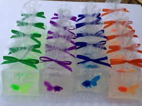 10 Fish in a bag soap goldfish party favors realistic by BBSoaps Fish Party Favors, Fish In A Bag Soap, Goldfish Party, Bath Products Packaging, Fish Soap, Fish Party, Diy Soap Bars, Soap Melt And Pour, Red Fish Blue Fish