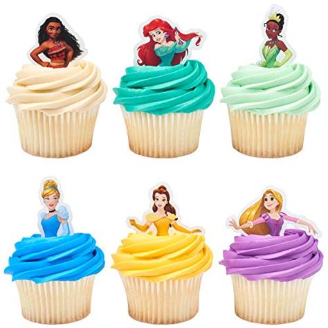 Disney Princess Theme Birthday Party, Princess Cupcake Cake, Disney Princess Party Supplies, Disney Princess Cupcakes, Disney Princess Theme, Princess Cupcake, Princess Cupcake Toppers, Princess Birthday Party Decorations, Disney Princess Cake