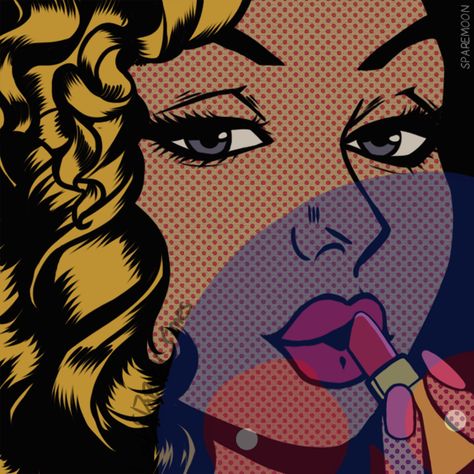 Deserae on Toyhouse Roy Lichtenstein Pop Art, Lichtenstein Pop Art, Monster High Pictures, Pop Illustration, Screen Savers Wallpapers, Pop Art Comic, Roy Lichtenstein, Pop Art Wallpaper, Oui Oui