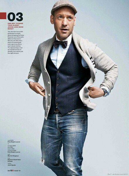 Bow Tie Outfits Men, Corey Stoll, Tie Outfit, Outfits Hombre, Gq Magazine, Suit Vest, Fashion Story, Looks Style, Gq