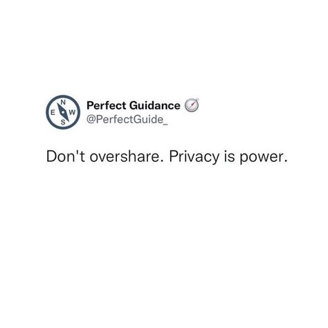 Perfect Guidance on Instagram: "“Privacy is power. What people don't know, they can't ruin.” - Unknown" Privacy Is Power, Privacy Quotes, Quotes Instagram, Vision Board, Canning, Quotes, On Instagram, Quick Saves, Instagram